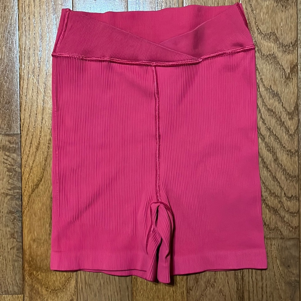 Free People Free Throw Biker Shorts sz small